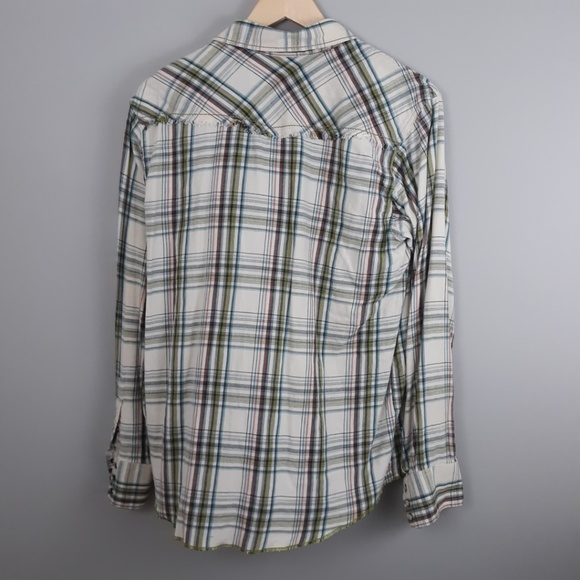 Ariat Women's Button Front Blouse Plaid Medium - Picture 5 of 5